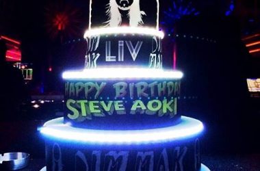 LIV Miami Birthday Cake Steve Aoki